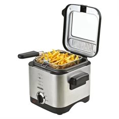 Фритюрниця Mesko MS4910 900 Вт 1,5 л Silver (5902934830829)