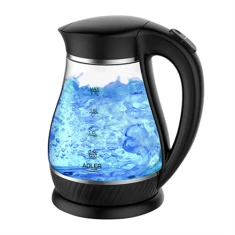 Електрочайник Adler AD 1274 Standard 2200 Вт 1,7 л скляний Black (5902934830973)