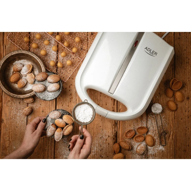 Апарат для горіхових тістечок Adler AD 3039 1600 Вт White (5902934831024)