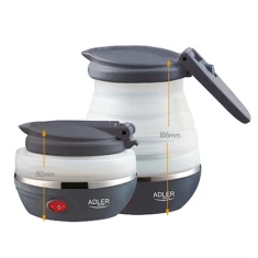 Електрочайник Adler AD 1279 подорожній 750 Вт 0,6 л силіконовий White (5902934831512)