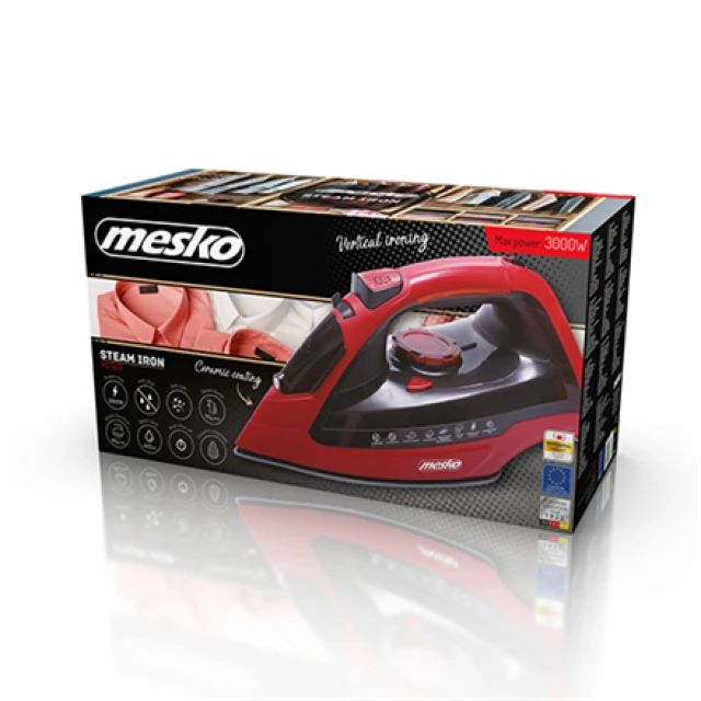 Праска Mesko MS 5031 2400 Вт 40 г/хв 70 г/хв Red (5902934833837)