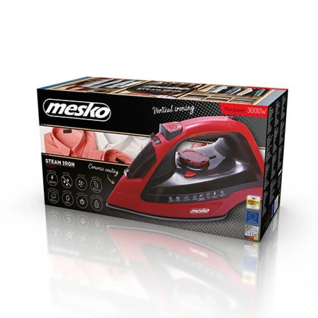 Праска Mesko MS 5031 2400 Вт 40 г/хв 70 г/хв Red (5902934833837)