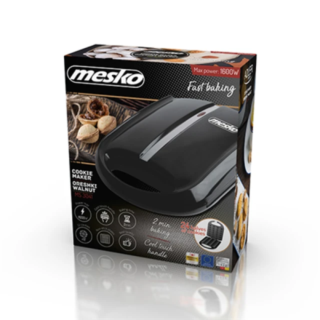 Горішниця Mesko MS 3041 1600 Вт 24 горіха Black (5902934834001)