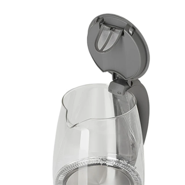 Електрочайник Adler AD 1286 2200 Вт 2 л Grey (5902934834230)