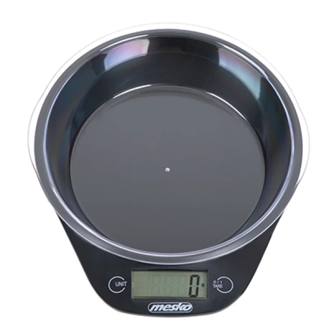 Ваги кухонні Mesko MS 3164 з чашею 5 кг Black (5902934834667)