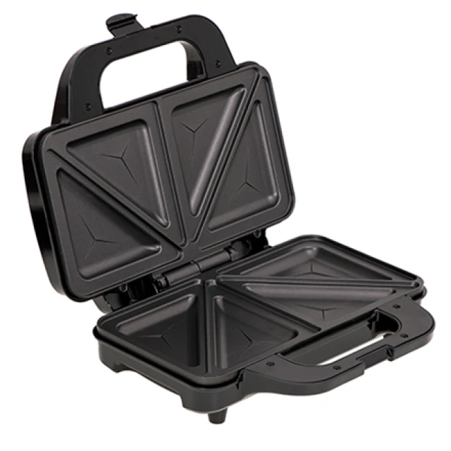 Сендвічниця Adler AD 3043 900 Вт 2 тости Black (5902934835459)