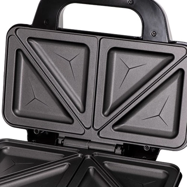 Сендвічниця Adler AD 3043 900 Вт 2 тости Black (5902934835459)