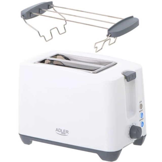 Тостер Adler AD 3216 750 Вт White (5902934838238)