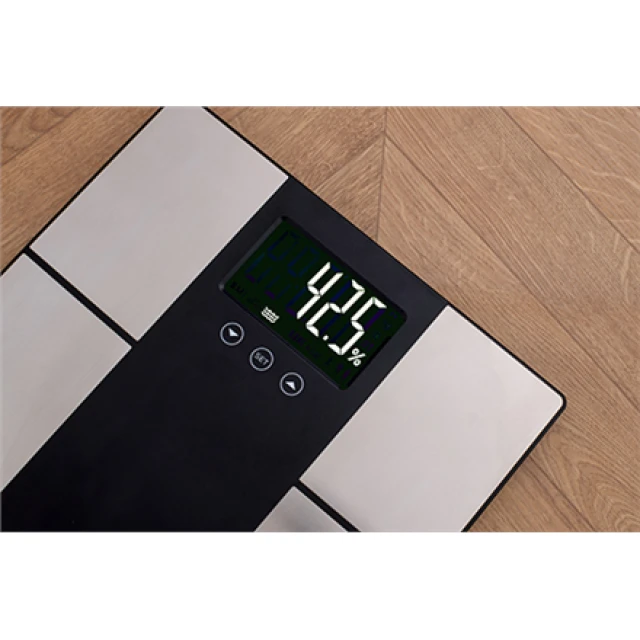 Ваги підлогові з аналізатором складу тіла Adler AD 8165 225 кг Stainless Steel (5902934838702)