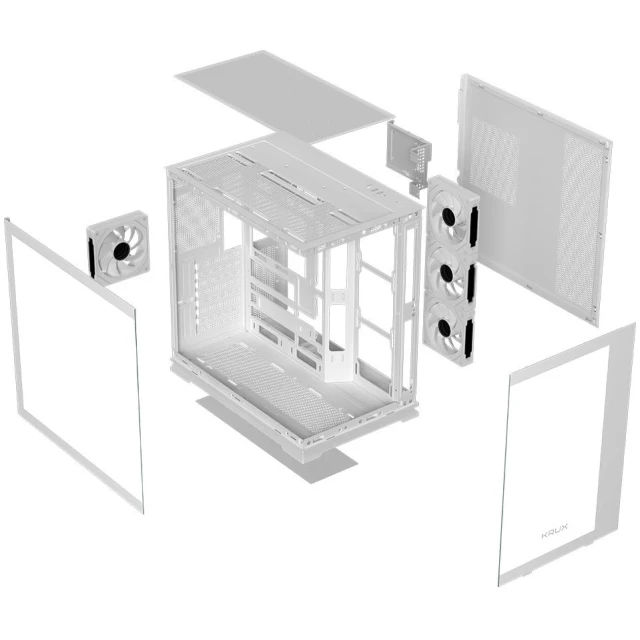 Корпус для ПК Krux Atron White (5903018669250)