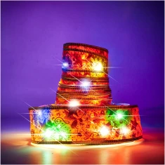 Гірлянда LED стрічка 10 м 100 LED Multicolor на батарейках (5903039742666)