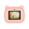 Фотоапарат миттєвого друку для дітей ведмедик Pink (5903039753440)