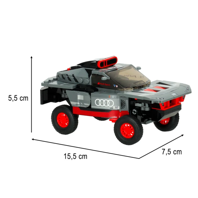 Конструктор RASTAR 10120 Audi RS Q e-tron 1:30 376 деталей (5903039753563)