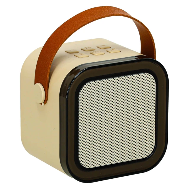 Караоке-система IKONKA з 2 мікрофонами Bluetooth RGB 6 Вт Beige (5903039757257)