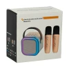 Караоке-система IKONKA з 2 мікрофонами Bluetooth RGB 6 Вт Beige (5903039757257)