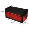 Органайзер для багажника автомобіля 56 л XXL з клапаном Black-Red (5903039766778)