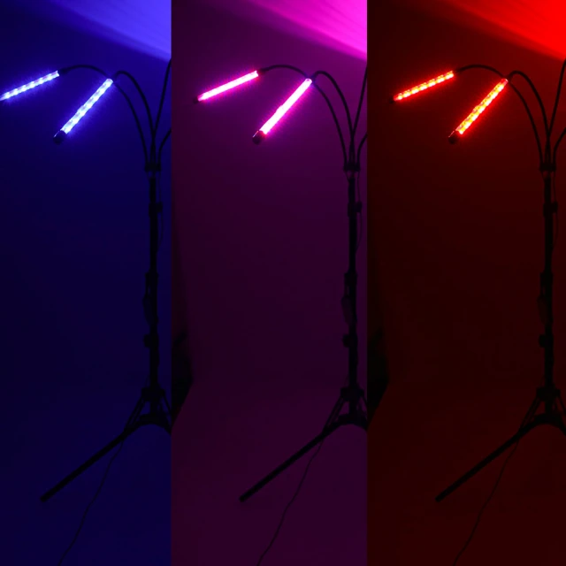 Лампа для рослин LED вирощування зростання панель на штативі 4x80LED (5903039766891)