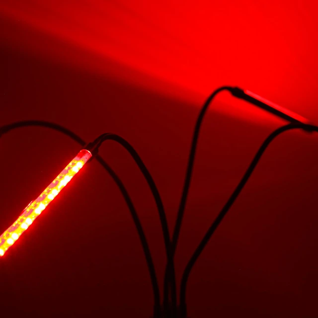 Лампа для рослин LED вирощування зростання панель на штативі 4x80LED (5903039766891)