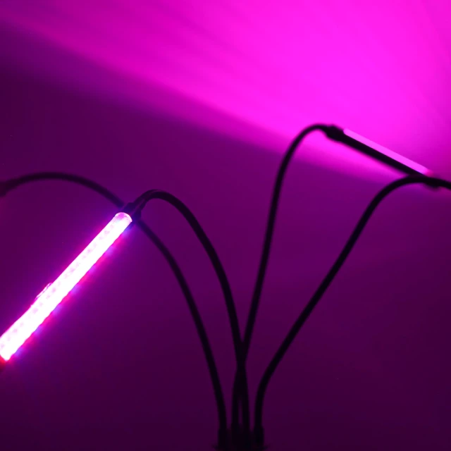 Лампа для рослин LED вирощування зростання панель на штативі 4x80LED (5903039766891)