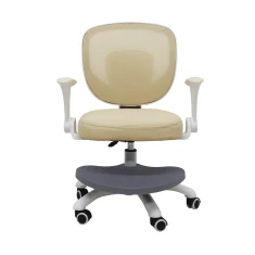 Крісло дитяче для столу обертове регульоване з підніжкою Beige (5903039775671)