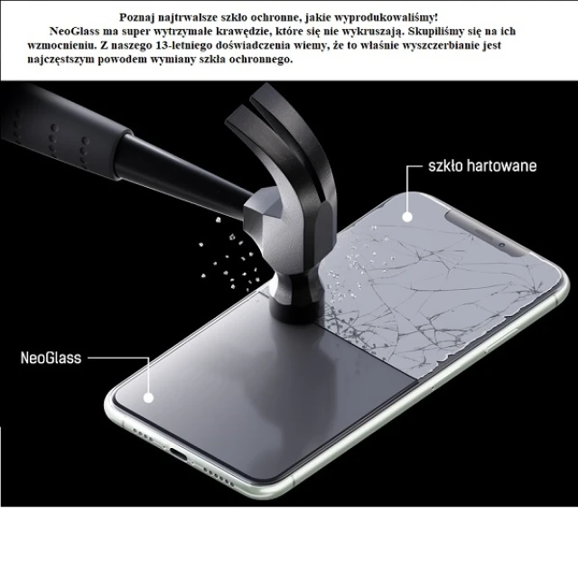 Захисне скло 3mk NeoGlass для Xiaomi Mi 9 SE Black (5903108206051)