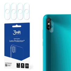 Защитное стекло для камеры 3mk Lens Protect для Xiaomi Redmi 9A Transparent (4 Pack) (5903108297486)