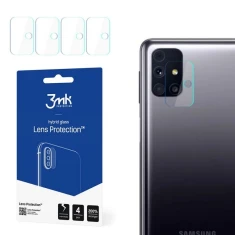 Захисне скло для камери 3mk Lens Protection для Samsung Galaxy M31s Transparent (4 Pack) (5903108298926)