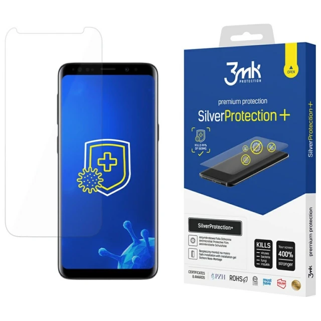 Захисна плівка 3mk SilverProtect+ для Samsung Galaxy S9 (G960) Transparent (5903108302562)