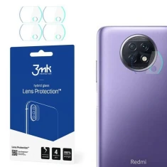 Захисне скло для камери 3mk Lens Protect для Xiaomi Redmi Note 9T 5G Transparent (4 Pack) (5903108344401)