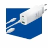 Мережевий зарядний пристрій 3mk Hyper Charger 65W 2xUSB-C | USB-A White (3M003275-0)