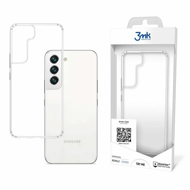 Чохол 3mk Armor Case для Samsung Galaxy S22 Transparent (3M003363-0)