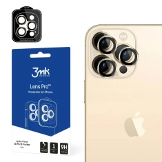 Захисне скло 3mk для камери iPhone 13 Pro | 13 Pro Max Lens Protection Pro Gold (5903108484039)