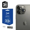 Защитное стекло 3mk для камеры iPhone 14 Pro | 14 Pro Max Lens Protection Pro Graphite (5903108484060)