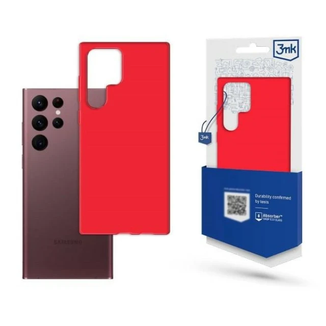 Чохол 3mk Matt Case для Samsung Galaxy S23 Ultra Strawberry (5903108494076)