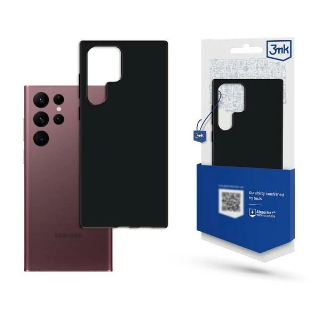 Чохол 3mk Matt Case для Samsung Galaxy S23 Ultra Black (5903108494120)