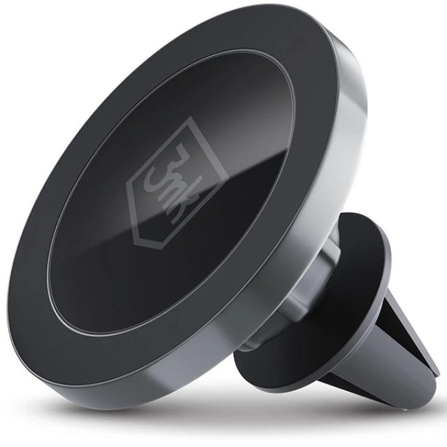 Автотримач 3mk MagHolder Black with MagSafe (5903108497077)