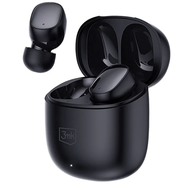Беспроводные наушники 3mk FlowBuds Black (5903108497404)