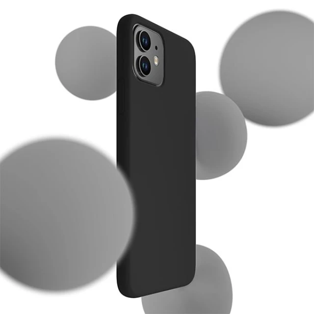 Чехол 3mk Silicone Case для iPhone 11 Black (5903108498975)