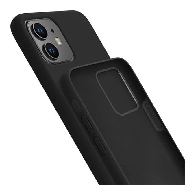 Чехол 3mk Silicone Case для iPhone 11 Black (5903108498975)