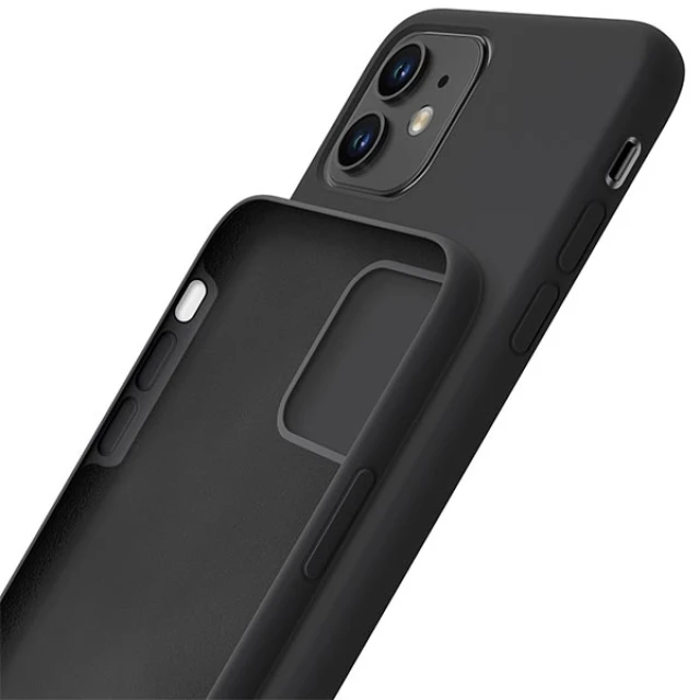 Чехол 3mk Silicone Case для iPhone 11 Black (5903108498975)