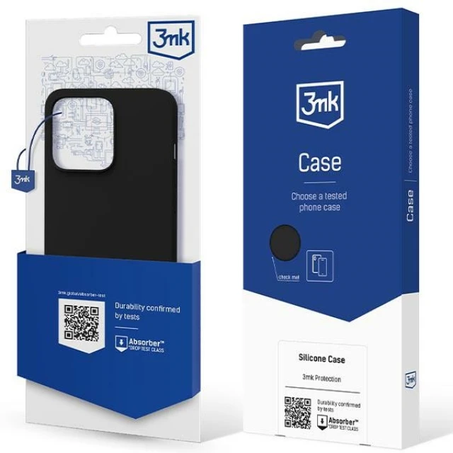 Чохол 3mk Silicone Case для iPhone 12 Pro Max Black (5903108499026)