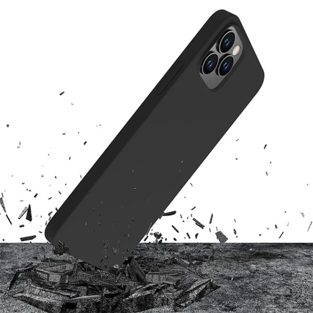 Чохол 3mk Silicone Case для iPhone 12 Pro Max Black (5903108499026)