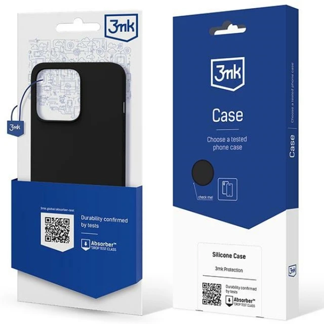 Чохол 3mk Silicone Case для iPhone 13 Pro Black (5903108499040)