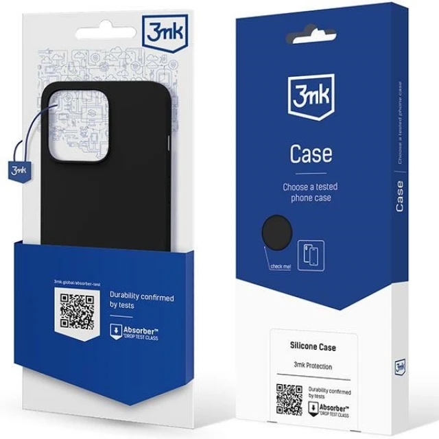 Чохол 3mk Silicone Case для iPhone 13 Black (5903108499057)
