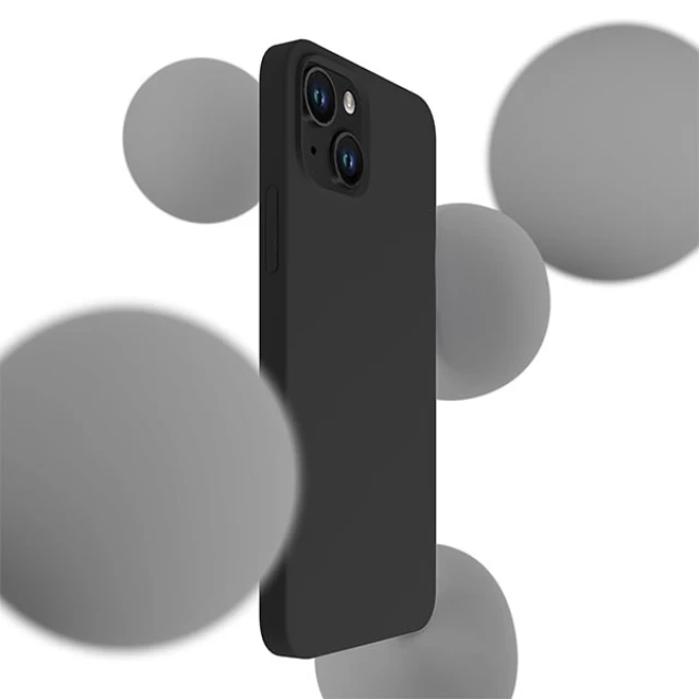 Чохол 3mk Silicone Case для iPhone 13 Black (5903108499057)