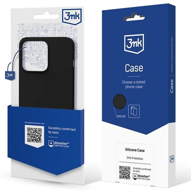 Чохол 3mk Silicone Case для iPhone 14 Plus Black (5903108499095)