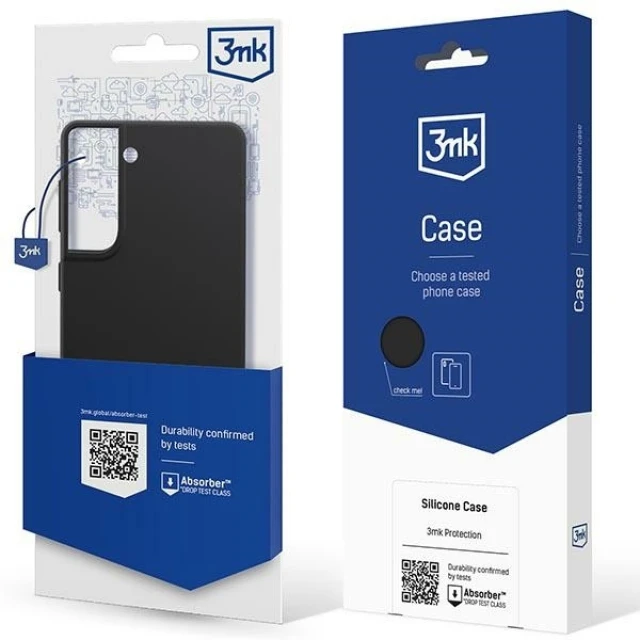 Чохол 3mk Silicone Case для Samsung Galaxy S22 5G (S901) Black (5903108499194)