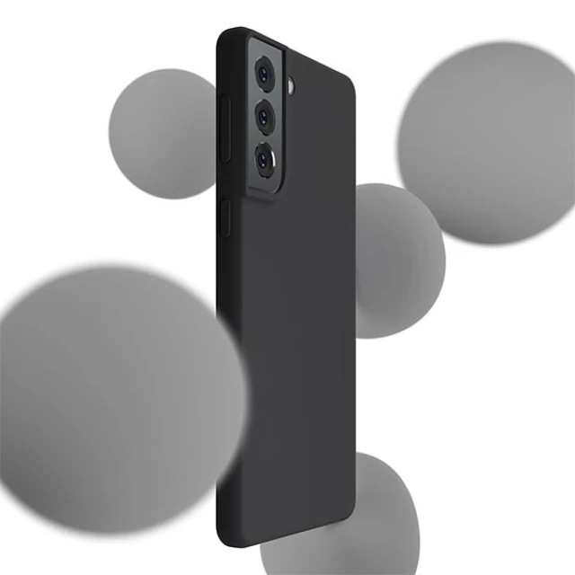 Чохол 3mk Silicone Case для Samsung Galaxy S22 5G (S901) Black (5903108499194)