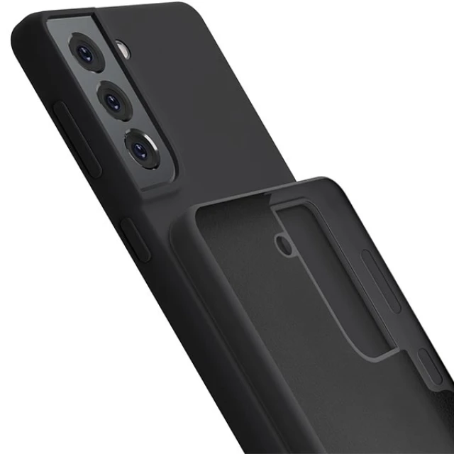 Чохол 3mk Silicone Case для Samsung Galaxy S22 5G (S901) Black (5903108499194)
