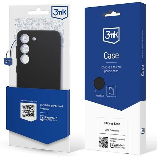 Чохол 3mk Silicone Case для Samsung Galaxy S23 5G (S911) Black (5903108499262)